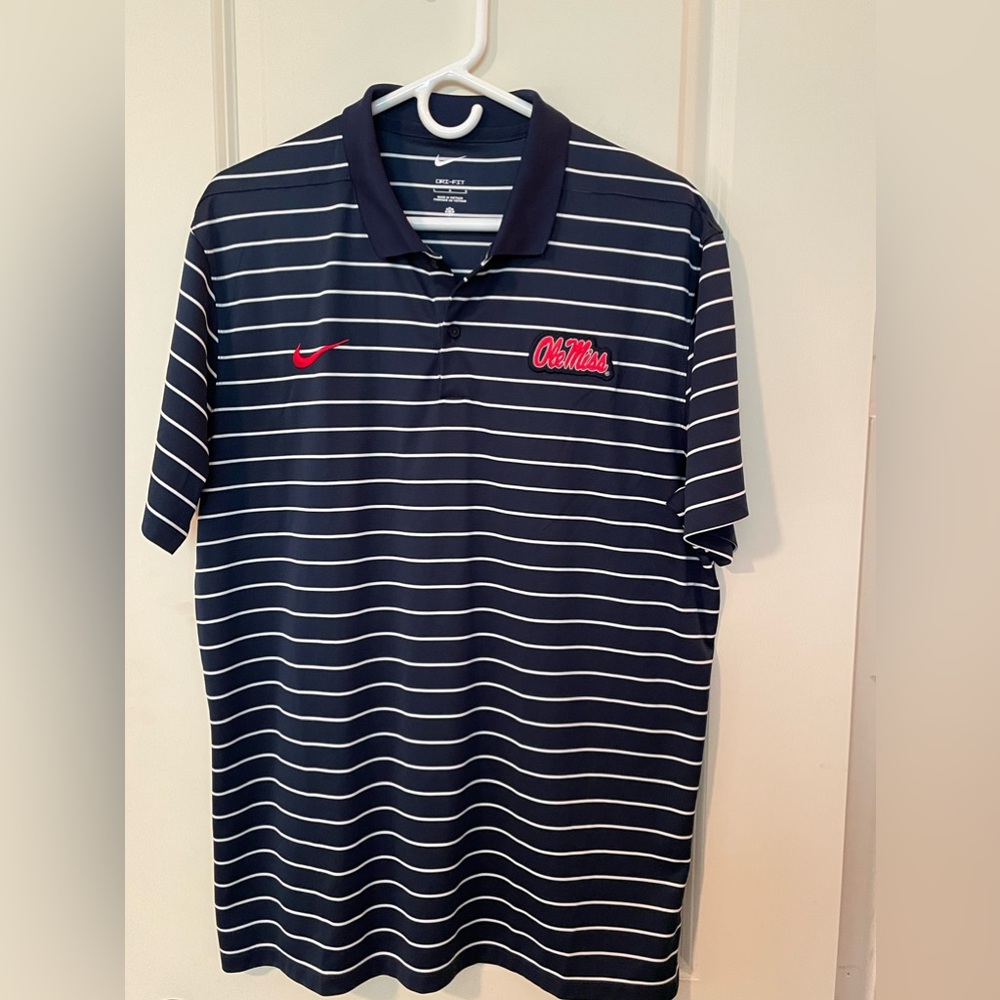 Navy Ole Miss Polo